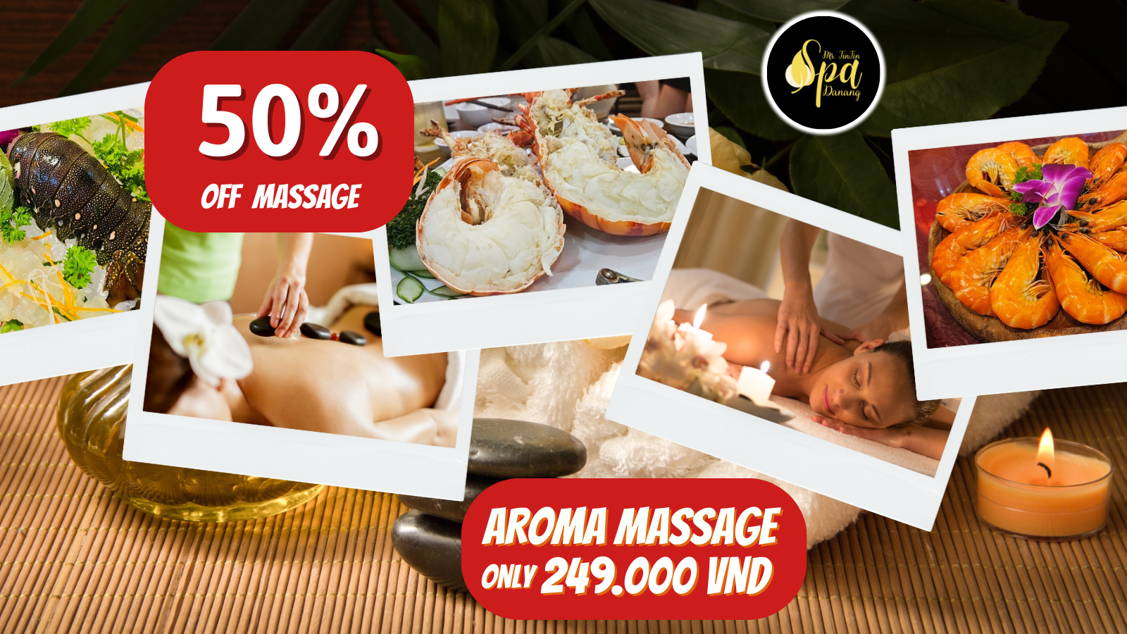 ưu đãi massage 50%